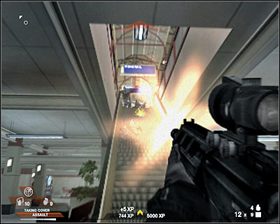 This is going to be the most difficult section of this mission - Scene 4 - Monorail - part 3 - Act 4 - Convention Center - Tom Clancys Rainbow Six: Vegas 2 - Game Guide and Walkthrough