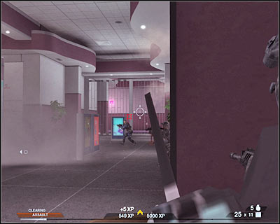 You may proceed towards a new corridor - Scene 3 - North Hall - part 3 - Act 4 - Convention Center - Tom Clancys Rainbow Six: Vegas 2 - Game Guide and Walkthrough