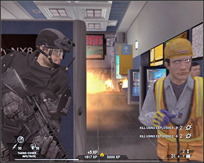 1 - Scene 1 - South Hall - part 2 - Act 4 - Convention Center - Tom Clancys Rainbow Six: Vegas 2 - Game Guide and Walkthrough