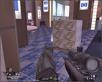 Remember that you don't have to be in a lot of hurry - Scene 1 - South Hall - part 2 - Act 4 - Convention Center - Tom Clancys Rainbow Six: Vegas 2 - Game Guide and Walkthrough