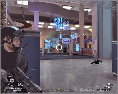 Order your team members to follow your lead - Scene 1 - South Hall - part 2 - Act 4 - Convention Center - Tom Clancys Rainbow Six: Vegas 2 - Game Guide and Walkthrough