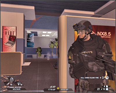 1 - Scene 1 - South Hall - part 1 - Act 4 - Convention Center - Tom Clancys Rainbow Six: Vegas 2 - Game Guide and Walkthrough