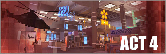 Scene walkthrough - Scene 1 - South Hall - part 1 - Act 4 - Convention Center - Tom Clancys Rainbow Six: Vegas 2 - Game Guide and Walkthrough