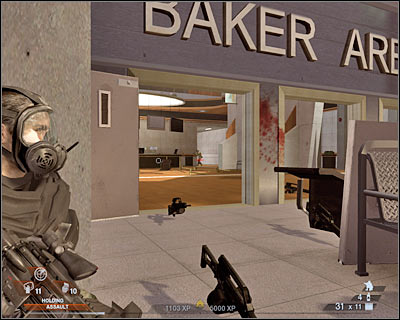 Your new assignment will be to blow up a gate which leads directly to the arena - Scene 2 - Arena - part 3 - Act 3 - Recreation Center - Tom Clancys Rainbow Six: Vegas 2 - Game Guide and Walkthrough