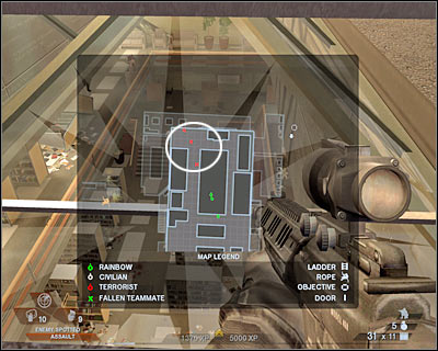 Make sure you've been able to kill all hostile units - Scene 3 - Library - part 2 - Act 3 - Recreation Center - Tom Clancys Rainbow Six: Vegas 2 - Game Guide and Walkthrough