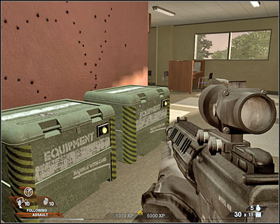 Now you should take a closer look at your tactical map - Scene 3 - Library - part 2 - Act 3 - Recreation Center - Tom Clancys Rainbow Six: Vegas 2 - Game Guide and Walkthrough