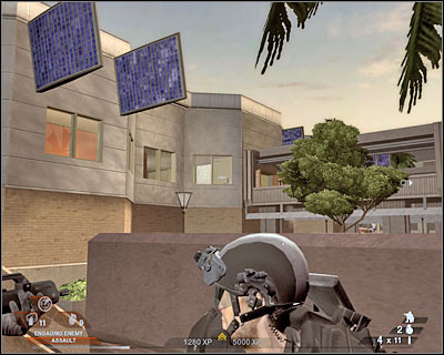 You may finally enter the building along with the rest of the team - Scene 3 - Library - part 1 - Act 3 - Recreation Center - Tom Clancys Rainbow Six: Vegas 2 - Game Guide and Walkthrough