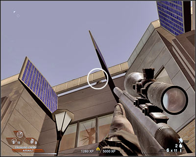 Now you must start moving towards an exit which is located in front of you - Scene 3 - Library - part 1 - Act 3 - Recreation Center - Tom Clancys Rainbow Six: Vegas 2 - Game Guide and Walkthrough