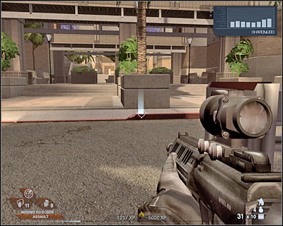 Like I've already said, you should be also hiding - Scene 3 - Library - part 1 - Act 3 - Recreation Center - Tom Clancys Rainbow Six: Vegas 2 - Game Guide and Walkthrough