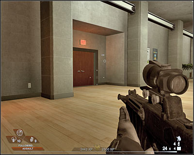 1 - Scene 1 - Gymnasium - part 5 - Act 3 - Recreation Center - Tom Clancys Rainbow Six: Vegas 2 - Game Guide and Walkthrough