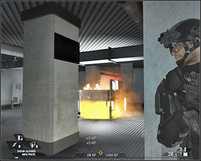 There's only one passageway leading to the next area of the map, so you can't get lost - Scene 2 - Ambush - part 3 - Act 1 - Pyrénées - Tom Clancys Rainbow Six: Vegas 2 - Game Guide and Walkthrough