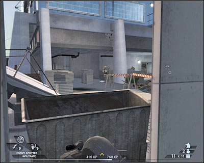 The second part of this battle will require you to take out more distant foes - Scene 2 - Ambush - part 3 - Act 1 - Pyrénées - Tom Clancys Rainbow Six: Vegas 2 - Game Guide and Walkthrough