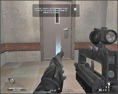 You won't have to assist your colleagues in securing this room - Scene 2 - Ambush - part 2 - Act 1 - Pyrénées - Tom Clancys Rainbow Six: Vegas 2 - Game Guide and Walkthrough