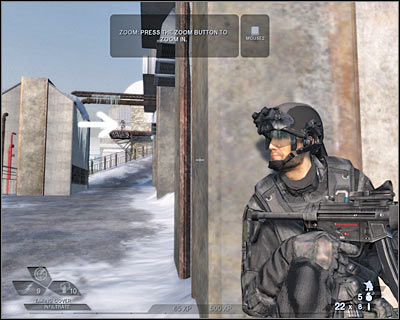 You don't have to perform any unnecessary stops here, because you won't encounter any additional enemy troops along the way - Scene 1 - Negotiations - part 3 - Act 1 - Pyrénées - Tom Clancys Rainbow Six: Vegas 2 - Game Guide and Walkthrough