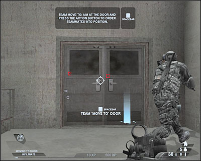 Ignore allied units which will appear in front of you - Scene 1 - Negotiations - part 2 - Act 1 - Pyrénées - Tom Clancys Rainbow Six: Vegas 2 - Game Guide and Walkthrough