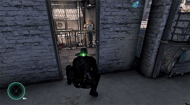 Approach the edge and notice the enemy in the distance - Reach the vicinity of the police station - Mission 1 - Safehouse - Tom Clancys Splinter Cell: Blacklist - Game Guide and Walkthrough