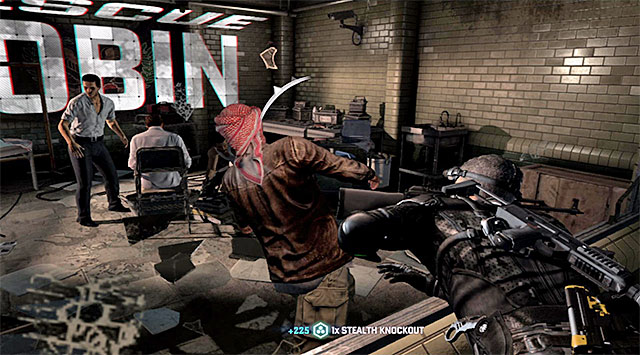 Attack on the enemy at the mirror - Rescue Kobin - Mission 1 - Safehouse - Tom Clancys Splinter Cell: Blacklist - Game Guide and Walkthrough