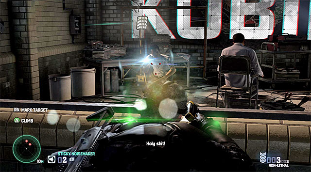 Using the stun gun - Rescue Kobin - Mission 1 - Safehouse - Tom Clancys Splinter Cell: Blacklist - Game Guide and Walkthrough