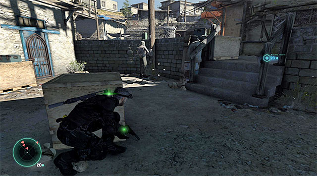 The central cover - Locate the source of transmission - Mission 2 - Insurgent Stronghold - Tom Clancys Splinter Cell: Blacklist - Game Guide and Walkthrough