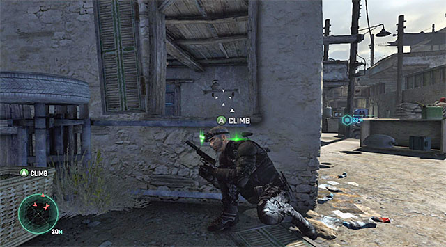 The hut to the left - Locate the source of transmission - Mission 2 - Insurgent Stronghold - Tom Clancys Splinter Cell: Blacklist - Game Guide and Walkthrough