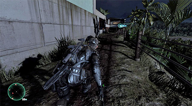 The path near the cliff - Reach the tool shed - Mission 4 - Private Estate - Tom Clancys Splinter Cell: Blacklist - Game Guide and Walkthrough