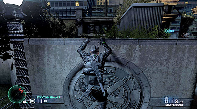Upper ledge - Reach the evacuation zone - Mission 6 - Special Missions HQ - Tom Clancys Splinter Cell: Blacklist - Game Guide and Walkthrough