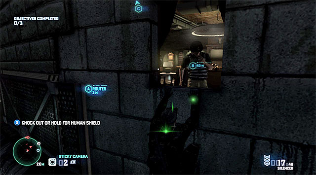 One of the side windows - Mission 1 - Hawkins Seafort - Optional missions assigned by Grim - Tom Clancys Splinter Cell: Blacklist - Game Guide and Walkthrough