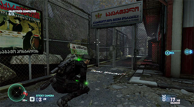 Side passage - Mission 2 - Border Crossing - Optional missions assigned by Grim - Tom Clancys Splinter Cell: Blacklist - Game Guide and Walkthrough