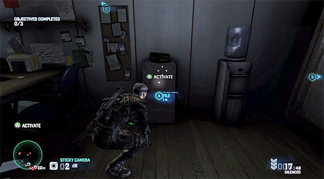 The locker with the first batch of documents - Mission 2 - Border Crossing - Optional missions assigned by Grim - Tom Clancys Splinter Cell: Blacklist - Game Guide and Walkthrough