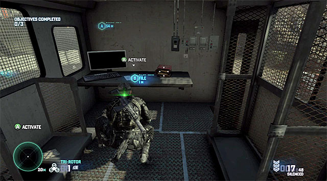 The computer with the second document - Mission 2 - Border Crossing - Optional missions assigned by Grim - Tom Clancys Splinter Cell: Blacklist - Game Guide and Walkthrough