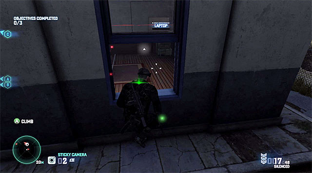 The Blacklist Laptop is located on the ground floor of the building where document C is - Mission 2 - Border Crossing - Optional missions assigned by Grim - Tom Clancys Splinter Cell: Blacklist - Game Guide and Walkthrough