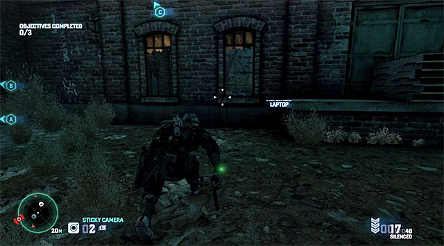 Side entrance - Mission 3 - Hackers Den - Optional missions assigned by Grim - Tom Clancys Splinter Cell: Blacklist - Game Guide and Walkthrough