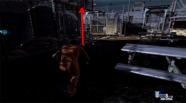 Start by running up to the nearest wall - Retrieve Fisher's gear - Mission 8 - Detention Facility - Tom Clancys Splinter Cell: Blacklist - Game Guide and Walkthrough