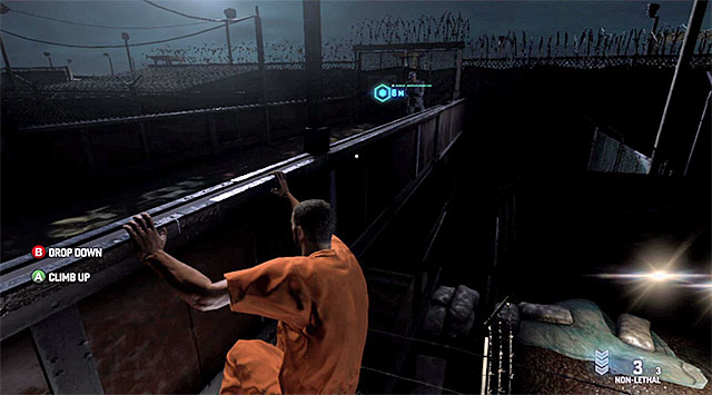 A bridge with a single guard - Retrieve Fisher's gear - Mission 8 - Detention Facility - Tom Clancys Splinter Cell: Blacklist - Game Guide and Walkthrough