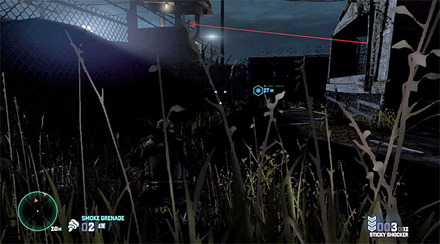 The left side of the last part of the camp - Make it out of the camp - Mission 8 - Detention Facility - Tom Clancys Splinter Cell: Blacklist - Game Guide and Walkthrough