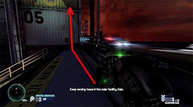 The drain pipe - Enter LNG Facility - Mission 11 - LNG Terminal - Tom Clancys Splinter Cell: Blacklist - Game Guide and Walkthrough