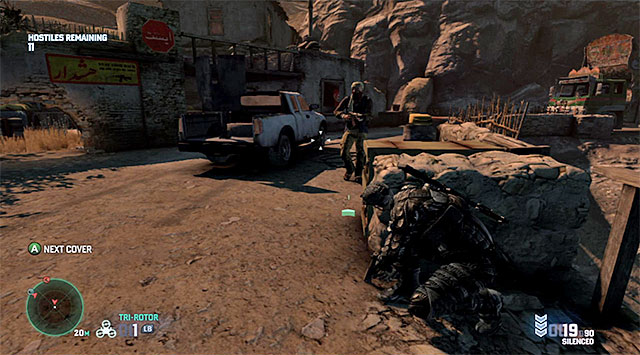 One of the standard enemies - Mission 1 - Opium Farm - Optional missions assigned by Kobin - Tom Clancys Splinter Cell: Blacklist - Game Guide and Walkthrough