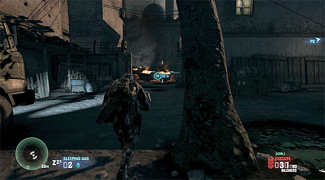 The exit from the village - Mission 1 - Smugglers Compound - Additional missions assigned by Briggs - Tom Clancys Splinter Cell: Blacklist - Game Guide and Walkthrough