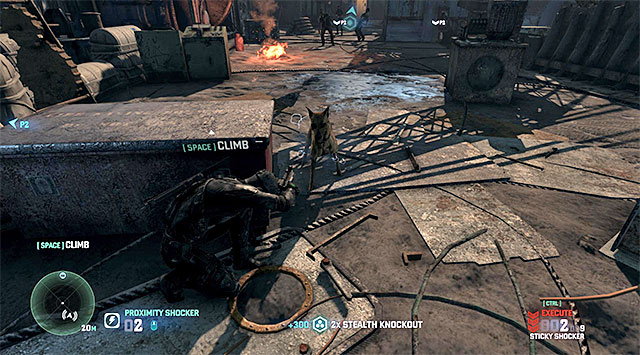The guard dog may make it more difficult to get across the scrap yard - Mission 3 - VORON Station - Additional missions assigned by Briggs - Tom Clancys Splinter Cell: Blacklist - Game Guide and Walkthrough