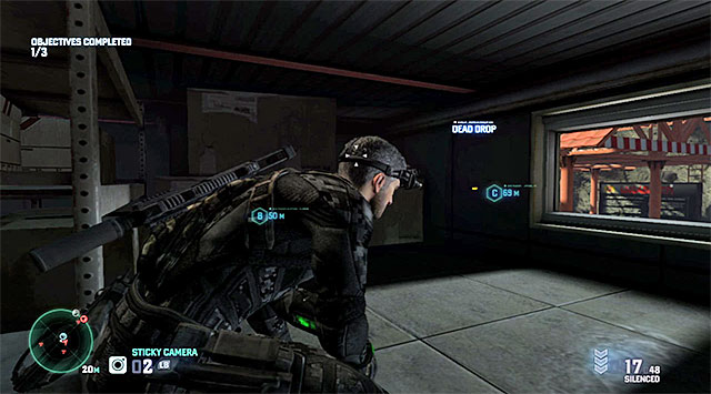 The collectible is in the attic - Grim's missions - Dead Drops - Tom Clancys Splinter Cell: Blacklist - Game Guide and Walkthrough