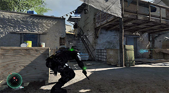 The best way to attack the target is in the upper room, while watching out for the dog - Main campaign missions - High Value Targets - Tom Clancys Splinter Cell: Blacklist - Game Guide and Walkthrough