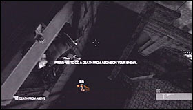 Use the first pipe to get to the horizontal one and then start moving towards the main area #1 - Walkthrough - Kobins Mansion - Walkthrough - Tom Clancys Splinter Cell: Conviction - Game Guide and Walkthrough