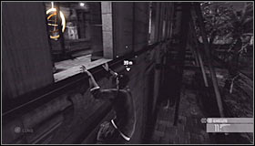 Thankfully you can easily avoid the guard located here by approaching one of the windows #1 and pressing the action key - Walkthrough - Kobins Mansion - Walkthrough - Tom Clancys Splinter Cell: Conviction - Game Guide and Walkthrough