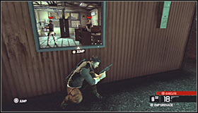 You must now take cover near one of the windows (the one located far away from the main path is the best one #1) - Walkthrough - Price Airfield - Walkthrough - Tom Clancys Splinter Cell: Conviction - Game Guide and Walkthrough