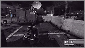 Destroying a generator should kill some of your enemies and distract the rest and this means you'll have an easier job getting closer to the satellite dish #1 - Walkthrough - Price Airfield - Walkthrough - Tom Clancys Splinter Cell: Conviction - Game Guide and Walkthrough