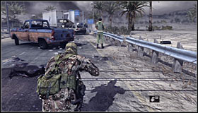 Make sure that you've eliminated all hostile units before you decide to leave cover - Walkthrough - Diwaniya, Iraq - Walkthrough - Tom Clancys Splinter Cell: Conviction - Game Guide and Walkthrough
