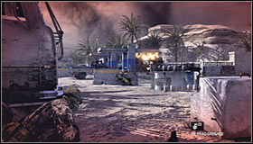 Option A: This is a better choice in my opinion, because you'll be allowed to attack enemy units without taking any major risks - Walkthrough - Diwaniya, Iraq - Walkthrough - Tom Clancys Splinter Cell: Conviction - Game Guide and Walkthrough