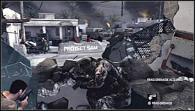 You may now enter this building using the left door - Walkthrough - Diwaniya, Iraq - Walkthrough - Tom Clancys Splinter Cell: Conviction - Game Guide and Walkthrough