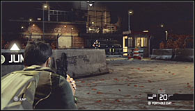 Walkthrough: Start off by interacting with an equipment crate found in the trunk of your car #1 - Walkthrough - White Box Laboratories - part 1 - Walkthrough - Tom Clancys Splinter Cell: Conviction - Game Guide and Walkthrough