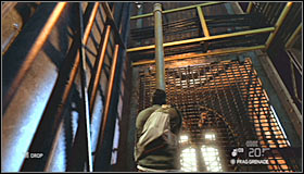 Keep heading right until you're under a balustrade #1 - Walkthrough - White Box Laboratories - part 1 - Walkthrough - Tom Clancys Splinter Cell: Conviction - Game Guide and Walkthrough